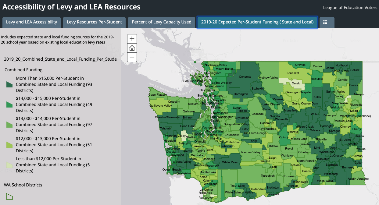 Washington State District Map - London Top Attractions Map